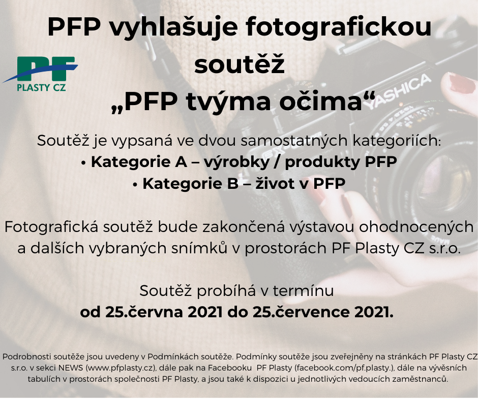 Vyhlašujeme fotografickou soutěž “PFP tvýma očima”
